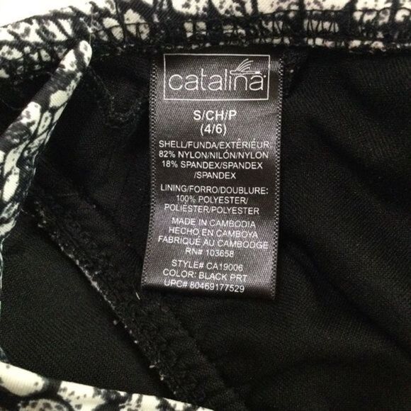 Catalina Snakeskin Halter One‎ Piece Swimsuit S - Picture 7 of 10